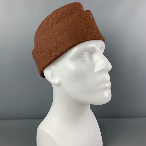 EMPORIO ARMANI Size One Size Brown Wool Blend Military Hat - Picture 1 of 1